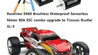 Racerstar 3660 Brushless motor 80A ESC [upl. by Freeman]