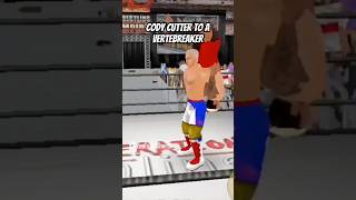 Cody cutter to a vertebreaker wrestlingempire codyrhodes [upl. by Oirromed]