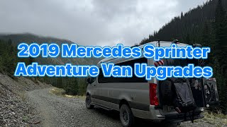 2019 Mercedes Sprinter 4x4 Adventure Van Upgrades fresh water system discussion [upl. by Raimundo]