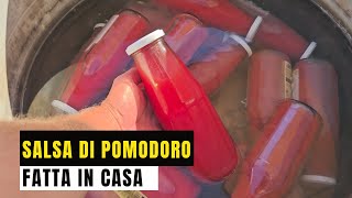 Come fare la PASSATA DI POMODORO FATTA IN CASA [upl. by Yvette]