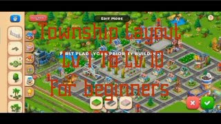 Township design For beginners  Lv 1 To Lv 10  Township Layout  PAGAL GAMERZ [upl. by Anoik551]