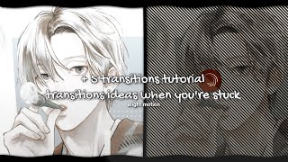 alight motion 5 transitions tutorial ♪ 54 [upl. by Etnuahc780]