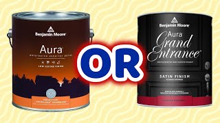 Benjamin Moore Aura Exterior VS Aura Grand Entrance [upl. by Laven752]