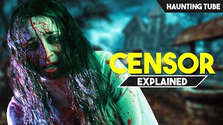 Censor 2021 Explained in Hindi  Haunting Tube [upl. by Melise]