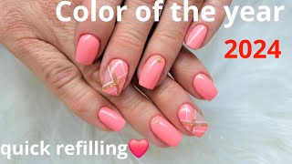 Quick Filling with Color of the Year for Beginners [upl. by Tera]