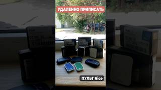 Как ПРОПИСАТЬ ПУЛЬТ БРЕЛОК НАЙС Nice УДАЛЕННО FLO2RE FLO2Rs ON2E INTI2 FLO4 FLO4Rs FLO4RE [upl. by Sharity]