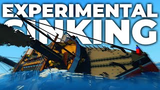 Experimental SINKING Ship  Stormworks Build and Rescue  Multiplayer [upl. by Camile]