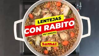 Cómo preparar Lentejas con Rabo de Cerdo  Recetas [upl. by Levon]