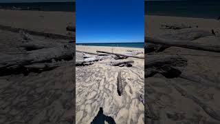 Beach at Whirfish Point Upper Peninsula Michigan [upl. by Riocard]