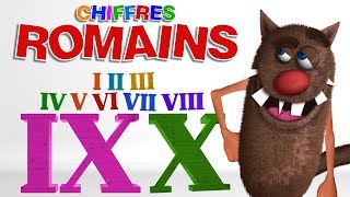 Foufou  Les Chiffres Romains pour les enfants Learn Roman Numbers for Kids 4k [upl. by Solley]