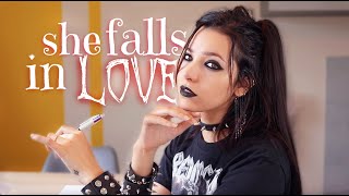 ASMR Goth Girl in the back of the class falls in LOVE with you [upl. by Alejoa500]