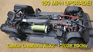 Upgrading My Infraction V2 with Castle XLX2 ESC and 800KV Motor for a 150 MPH Speed Challenge [upl. by Ueihtam]