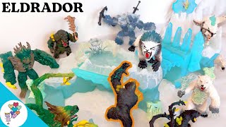 Schleich Eldrador Creatures  Angriff auf die Eisfestung  DschungelWelt vs EisWelt [upl. by Notlem]