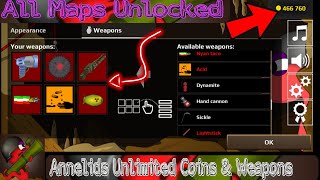 Annelids Game Play  All Weapons Unlocked🔥  All Levels amp Maps Unlocked💥💥  Technical S Gamer [upl. by Breed]