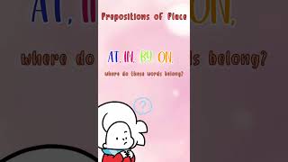 Prepositions of Place song   Shorts [upl. by Ainesell]