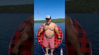 Funny Fail Floatie Jump Summer docks 1m freshwater lake funnyfails [upl. by Eugatnom417]