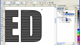 CorelDraw  Engraving Fill for Engraver  Engravers Network  Robert Hensley [upl. by Jenkel]