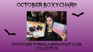 October Boxycharm by Ipsy  physicians formula breakfast club collection unboxing 💜🦇💜 [upl. by Viafore]