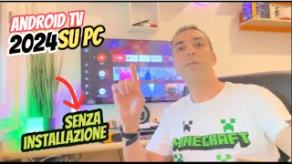 Android TV portatile 2024 l Nuova VERSIONE funzionante direttamente da Pen Drive a PCNOTEBOOK [upl. by Adnohsat]