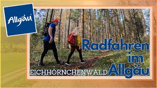 Radfahren im Allgäu Eichhörnchenwald [upl. by Anileva]