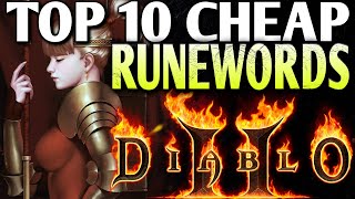 Top 10 Beginner AMAZON Runewords in Diablo 2 Resurrected [upl. by Gamali509]