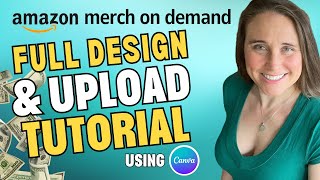 Merch By Amazon Full Design And Upload Tutorial SEO Included [upl. by Delsman]