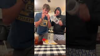 Forgot he hates pickles😆Bottle flipping challenge challenge bottleflip youtube foryou [upl. by Pavkovic963]