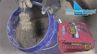 How To Mix FastSetting Concrete  DIY [upl. by Pieter32]