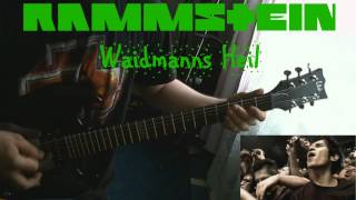 RAMMSTEIN WAIDMANNS HEIL LIVE COVER Richards PARTTAB [upl. by Yddor856]