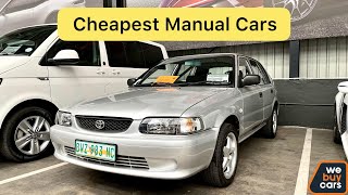 CHEAPEST Manual Cars For Sale at Webuycars [upl. by Weatherley]