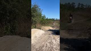 Decent jump at my friends propertysx85dirtbike [upl. by Aitenev]