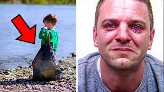 Man Follows Little Boy Who Takes Overripe Fruits from His Food Stall Every Day [upl. by Namreh]