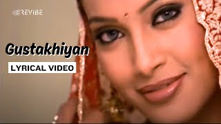 Gustakhiyan Lyrical Video  Aadesh Shrivastava Vasundhara D  Amitabh Sushmita Akshay  Aankhen [upl. by Ellatsyrc]