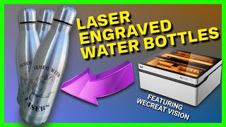 You Wont Believe How Easy Water Bottle Engraving Is [upl. by Nevetse606]