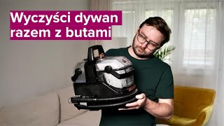 Bissell SpotClean HydroSteam Pro 3700N Oto odkurzacz piorący który wyczyścił dywan razem z butami [upl. by Minny]