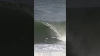 Huge Barrel Almost Out  surf surfing hossegor barrelsurfing bigwave viralvideo [upl. by Balbinder561]