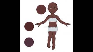 How to shade dark skin tone shading shadingtutorial skintones theartf ibispaintx [upl. by Roid]