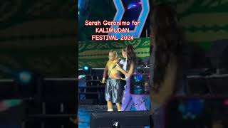 Sarah Geronimo live in KALIMUDAN FESTIVAL 2024 sarahgeronimo kalimudanfestival2024 [upl. by Jopa]