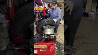 Installing a trailer tire tires [upl. by Robinet]