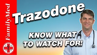 TRAZODONE FOR INSOMNIA  Learn the Side Effects and What to Expect [upl. by Dorette]