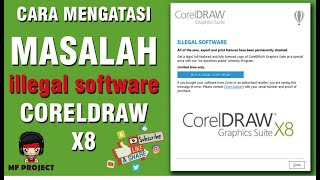 Tutorial Cara Mengatasai Masalah illegal Software Coreldraw X8 [upl. by Erle]