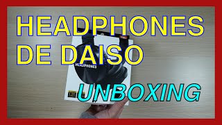 Headphones de Daiso unboxing [upl. by Adnil915]