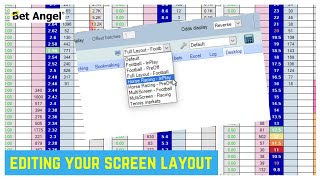 Bet Angel  Setting up your perfect screen layout for Trading [upl. by Enitsenre]