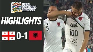 Georgia vs Albania 01 Highlights  UEFA Nations League  20242025 [upl. by Wain401]