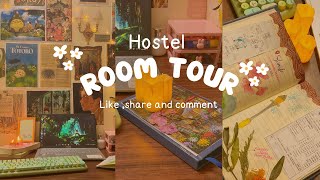 MY HOSTEL ROOM TOUR 🧣NIT hamirpur  Aesthetic hostel room roomdecoration roommakeover hostelroom [upl. by Ekez77]