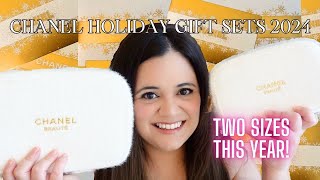 Chanel 2024 Holiday Gift Set LINKS amp Unboxing  Two Chanel Gift Set Bag Sizes [upl. by Dick131]