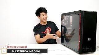 รีวิวเคส MASTERBOX MB600L เรียบหรู หล่อเข้ม ดูดีมีสไตล์ ด้านข้างใสโชว์เครื่อง [upl. by Phonsa]