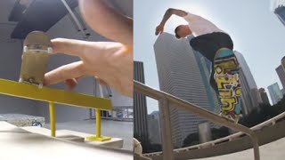 FINGERBOARD VS SKATEBOARD [upl. by Anna-Diane489]