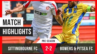 Sittingbourne FC vs Bowers amp Pitsea FC Match Highlights [upl. by Adirehs]