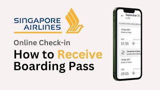 How to Get Online Boarding Pass for Singapore Airlines 2024  Print amp Download Documents [upl. by Alisun]